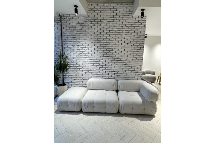 Торсо Кутовий диван 3 місний і пуф - Фото 1