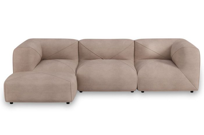 Інспір прямий диван 3-місний і пуф  - Фото 1