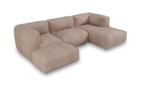 Інспір кутовий диван 3-місний і пуф