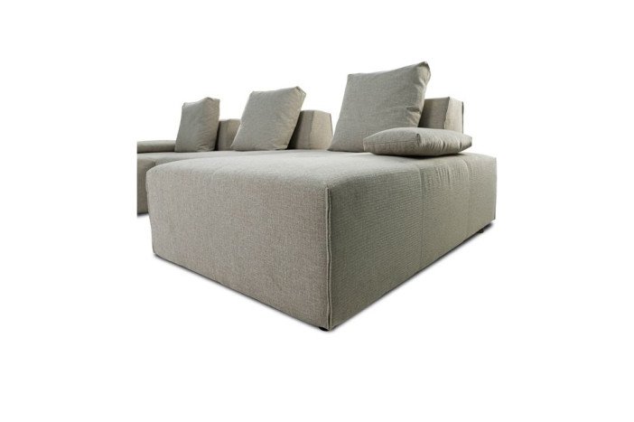 Конект кутовий диван 3.5-місний і пуф  - Фото 8