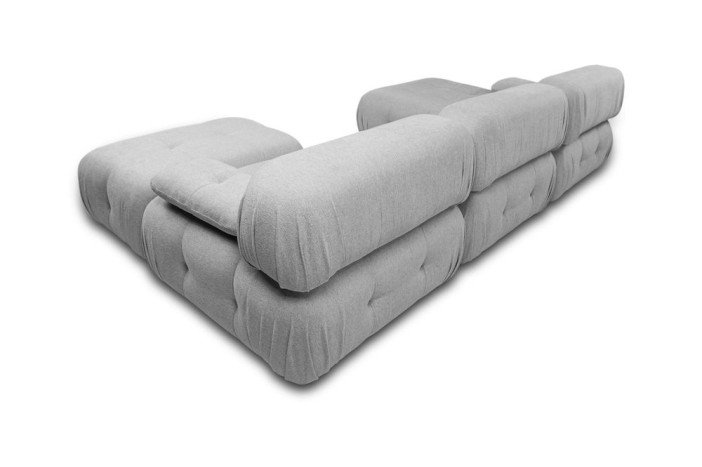 Торсо кутовий диван 3-місний  і пуф  - Фото 6