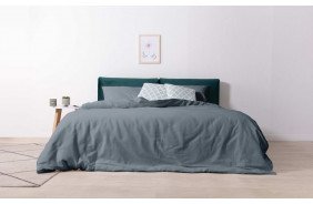 Темно-серый сатин