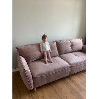 wowin відгуки покупців Люкке прямий диван 3-місний розкладний  # 1068