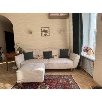 wowin відгуки покупців Люкке Релакс прямий диван 3-місний і пуф  # 1384