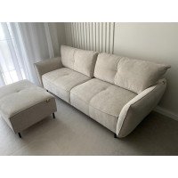 wowin відгуки покупців Люкке Релакс прямий диван 3-місний і пуф  # 1370