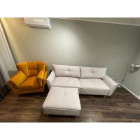 wowin відгуки покупців Люкке Релакс прямий диван 3-місний і пуф  # 1247